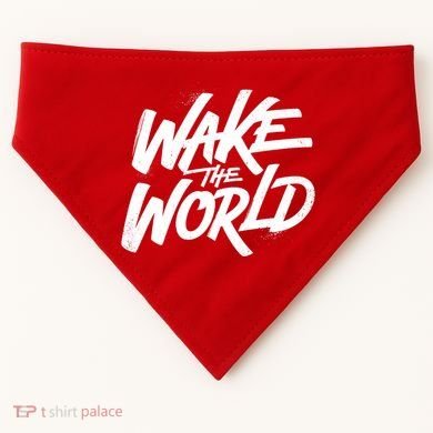 Wake The World USA-Made Doggie Bandana