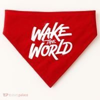 Wake The World USA-Made Doggie Bandana thumb 0