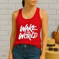 Wake The World Women's Tank Top thumb 2