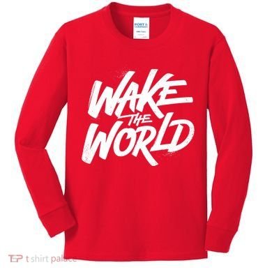 Wake The World Kids Long Sleeve Shirt