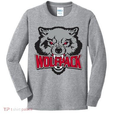 Wolfpack Team Kids Long Sleeve Shirt