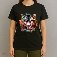 Watercolor Tiger T-Shirt thumb 4