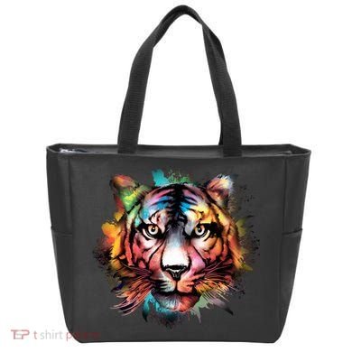 Watercolor Tiger Tote Bag