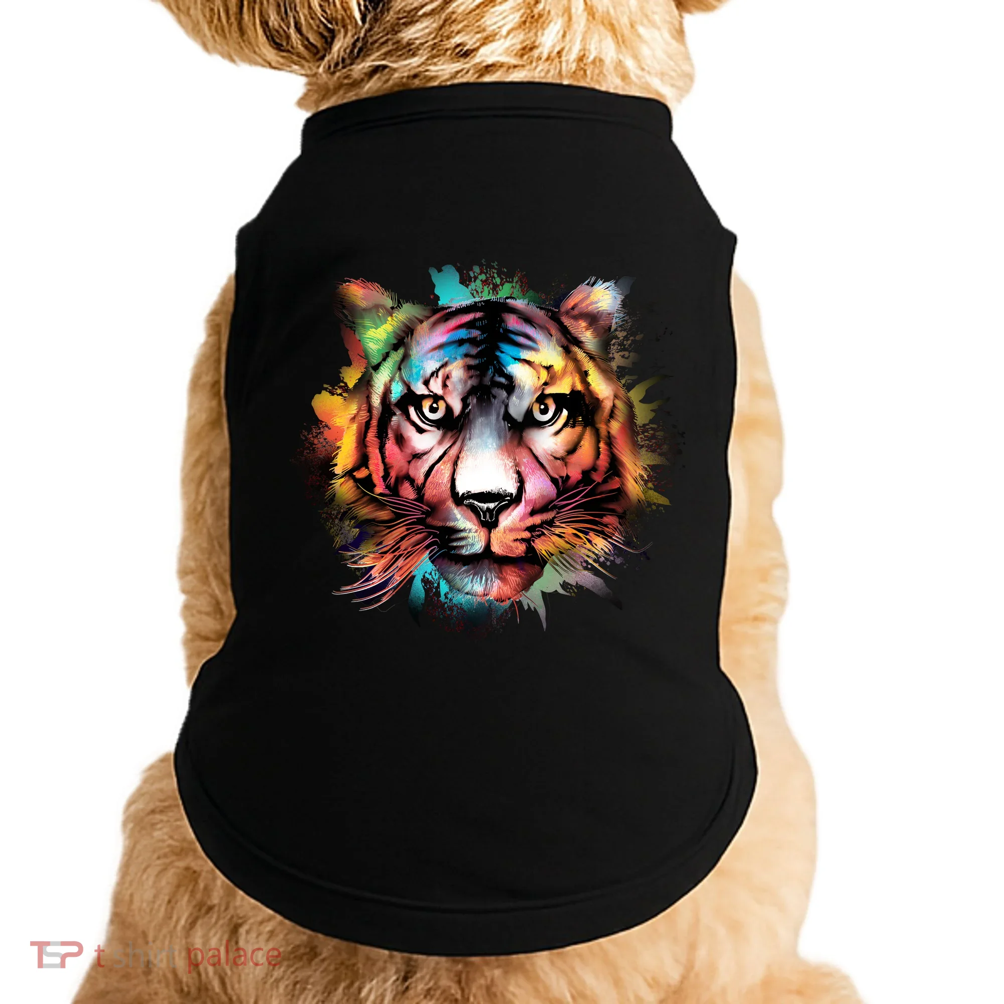 Watercolor Tiger Doggie Tank