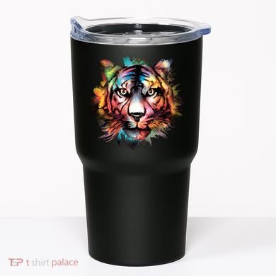 Watercolor Tiger Tumbler