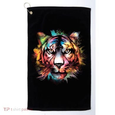 Watercolor Tiger Golf Towel