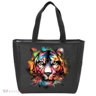 Watercolor Tiger Tote Bag