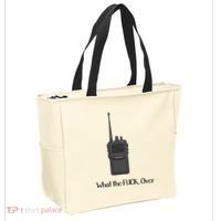 Walkie Talkie What The Fuck Over Tote Bag thumb 2