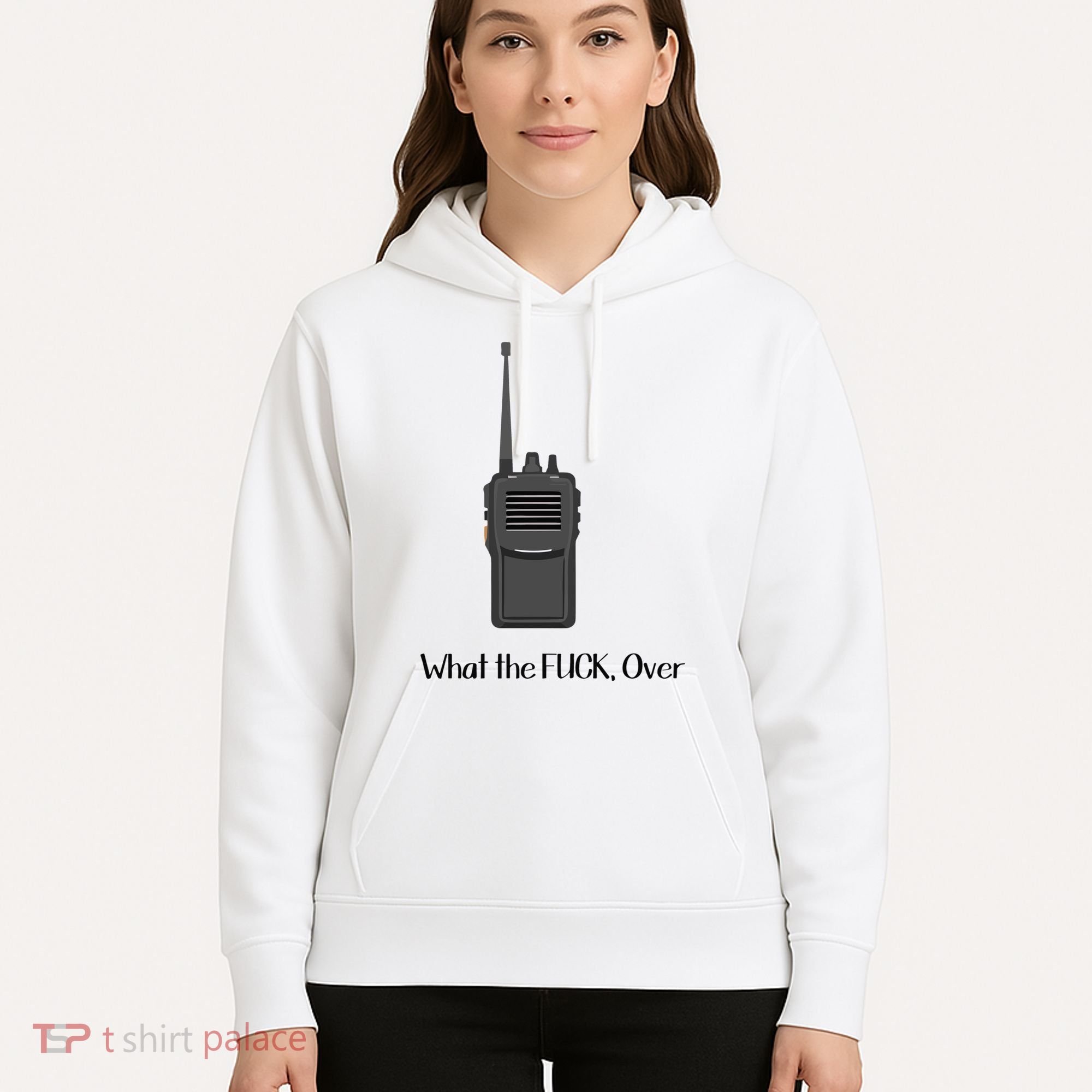 Walkie Talkie What The Fuck Over Hoodie