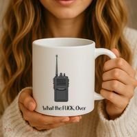Walkie Talkie What The Fuck Over Coffee Mug thumb 3
