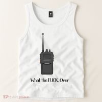 Walkie Talkie What The Fuck Over Tank Top thumb 2