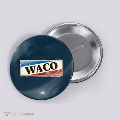 Waco Texas Button