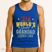 What The WorldS Greatest Grandad Looks Like Fathers Day Gift Tank Top thumb 3