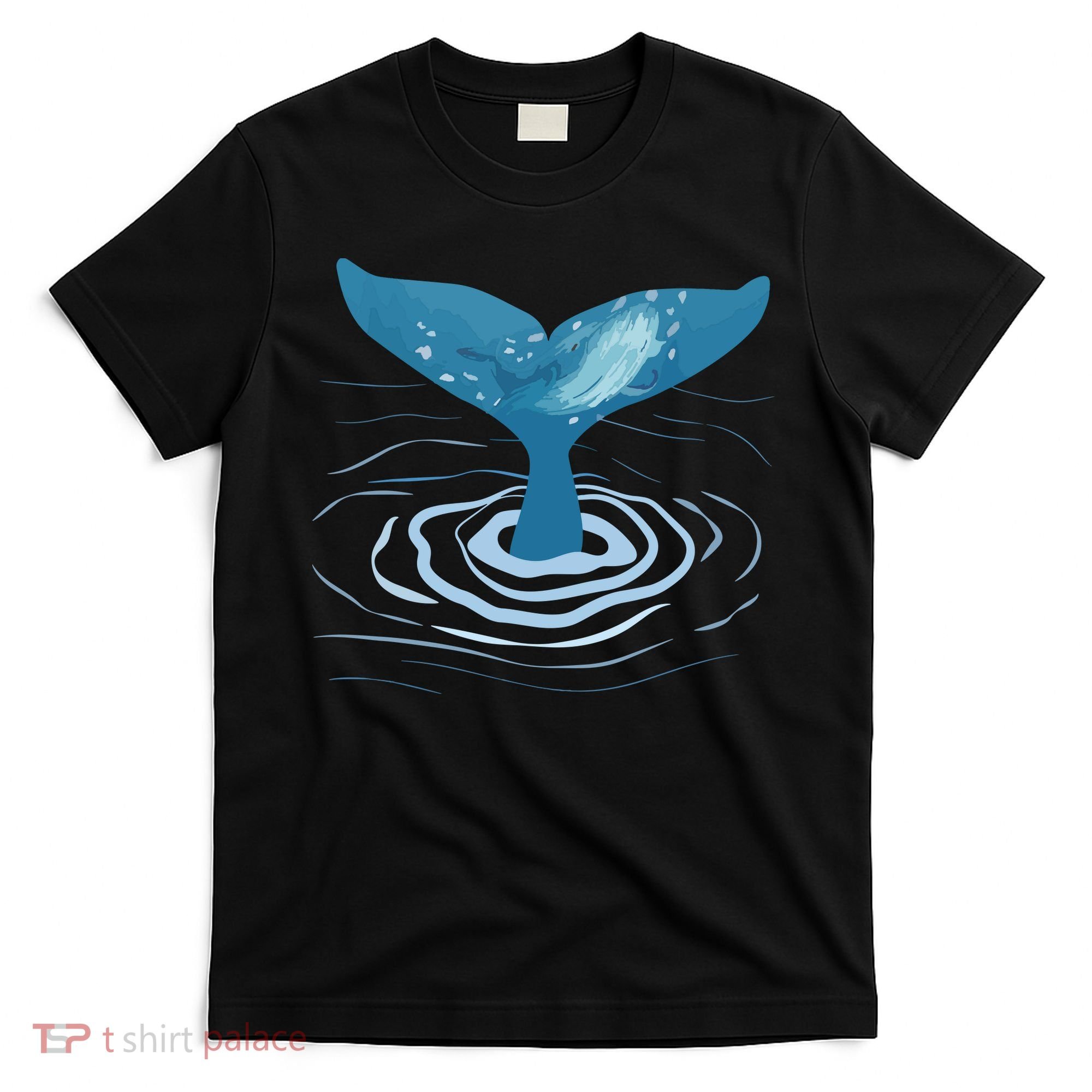 Whale Tail Whale Lover Whales Marine Biologist Wildlife T-Shirt