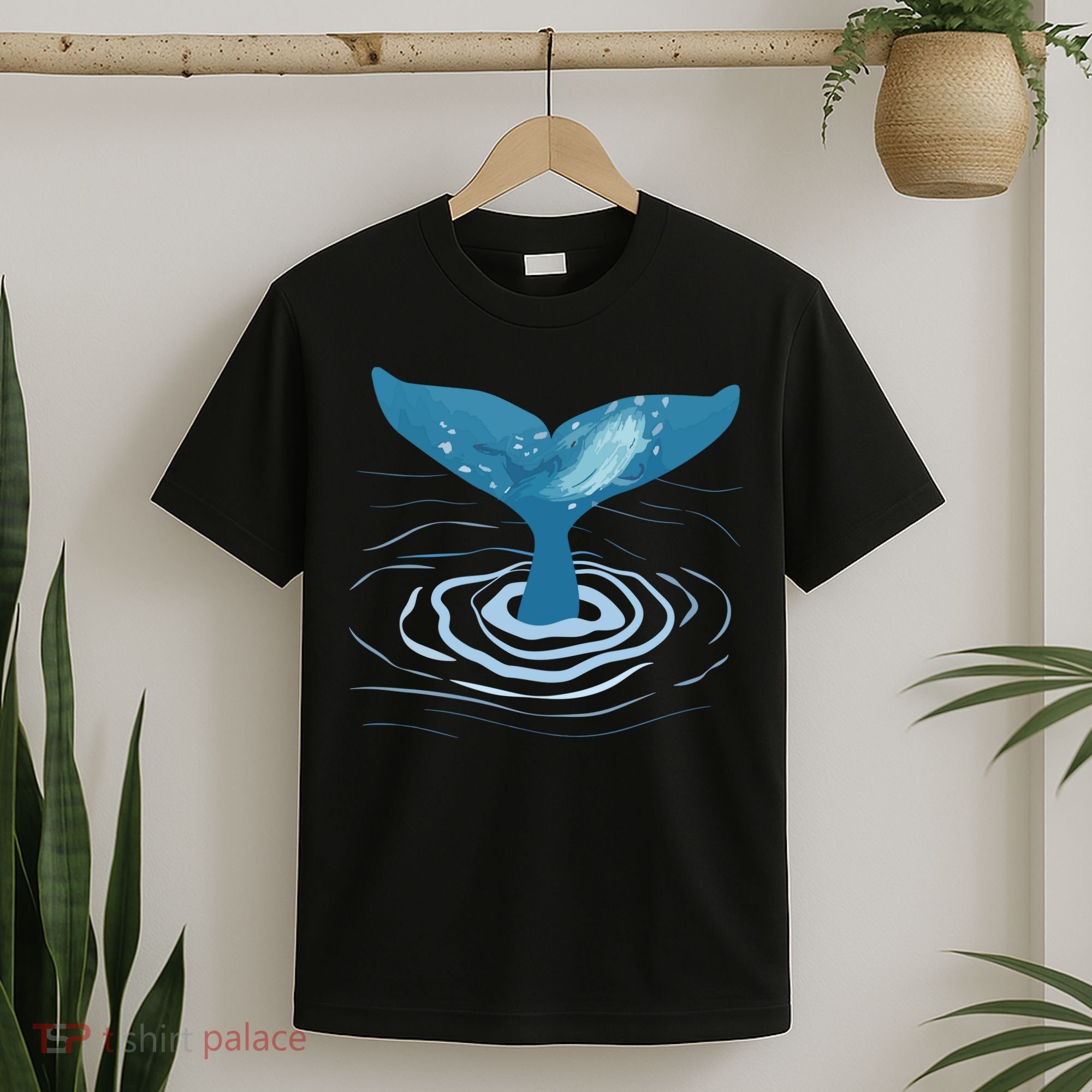 Whale Tail Whale Lover Whales Marine Biologist Wildlife T-Shirt