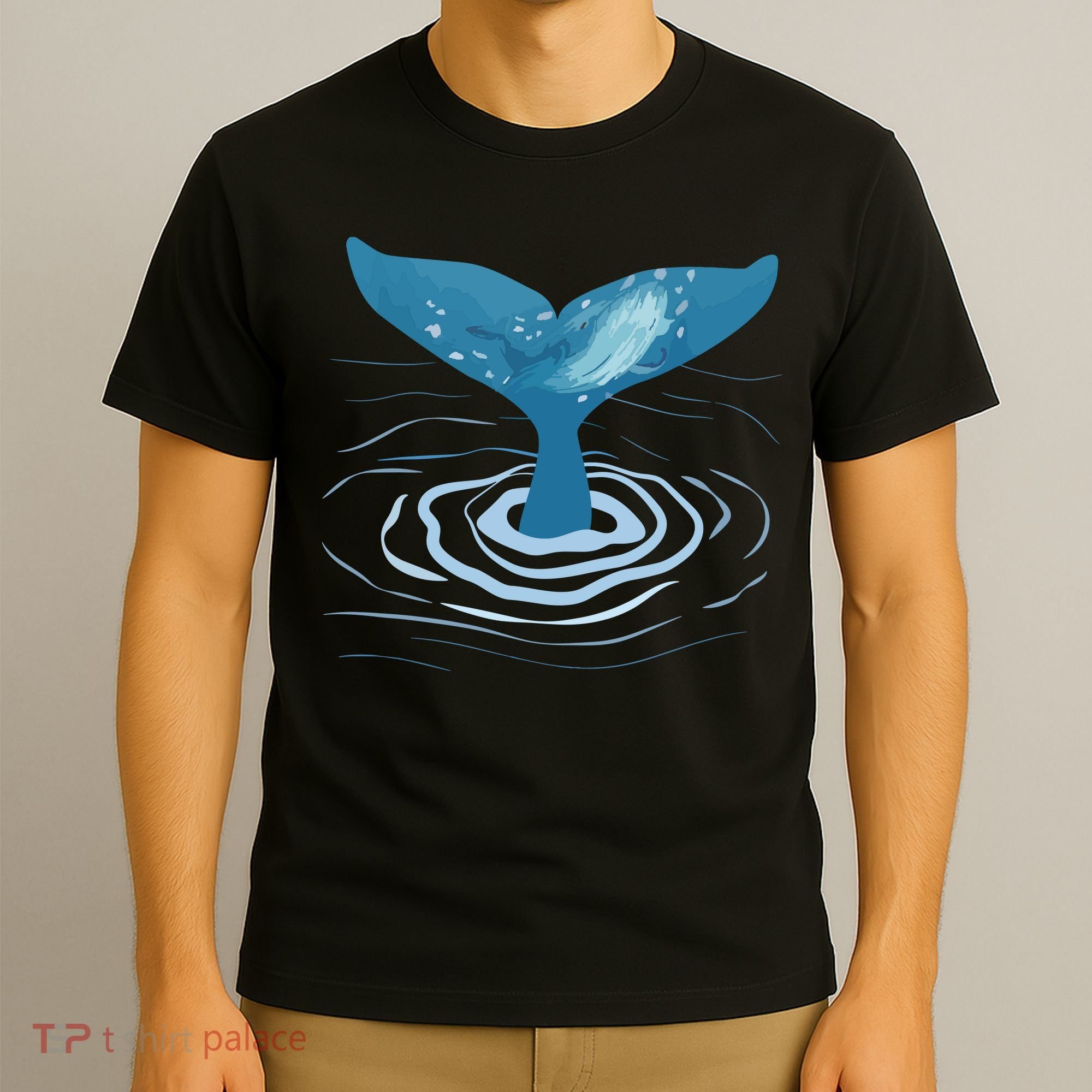 Whale Tail Whale Lover Whales Marine Biologist Wildlife T-Shirt