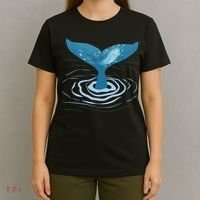 Whale Tail Whale Lover Whales Marine Biologist Wildlife T-Shirt thumb 4