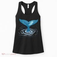 Whale Tail Whale Lover Whales Marine Biologist Wildlife Women's Tank Top thumb 0