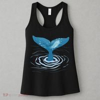 Whale Tail Whale Lover Whales Marine Biologist Wildlife Women's Tank Top thumb 3