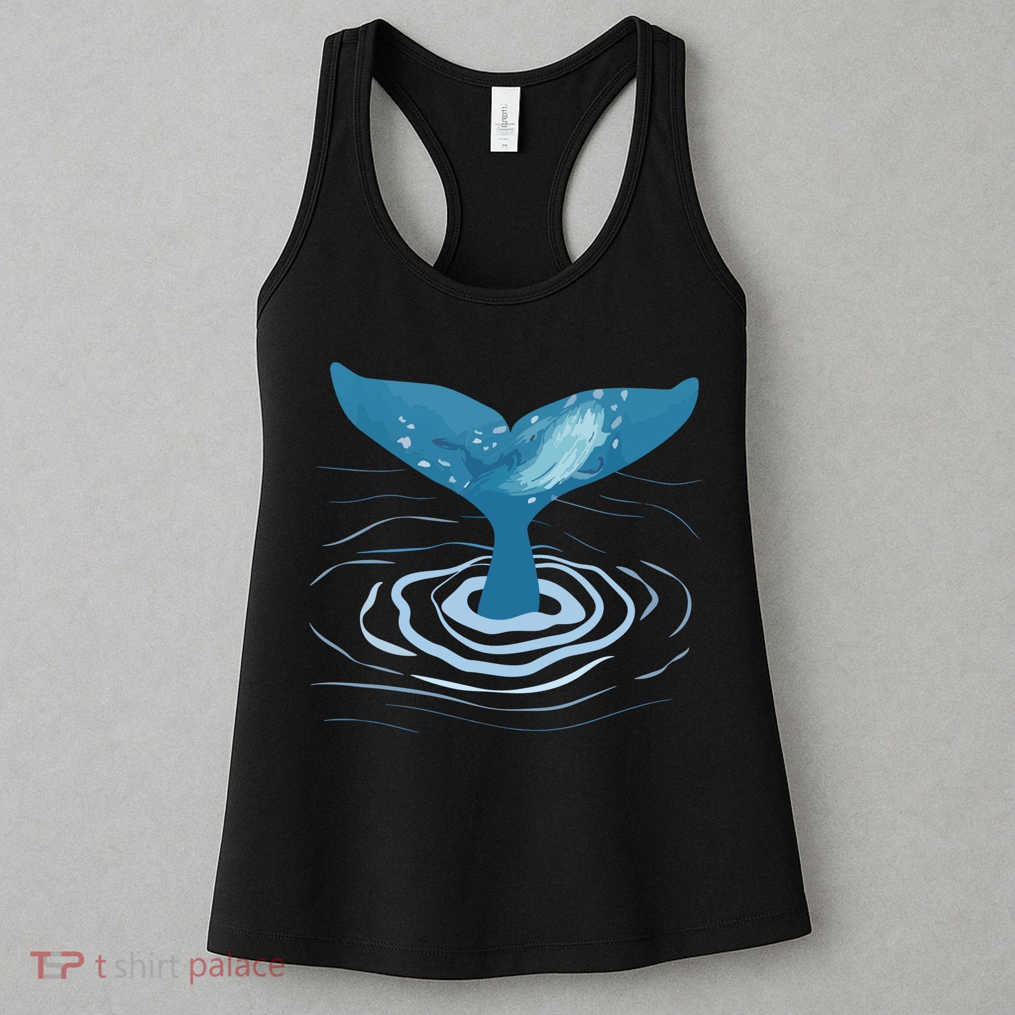 Whale Tail Whale Lover Whales Marine Biologist Wildlife Women's Tank Top