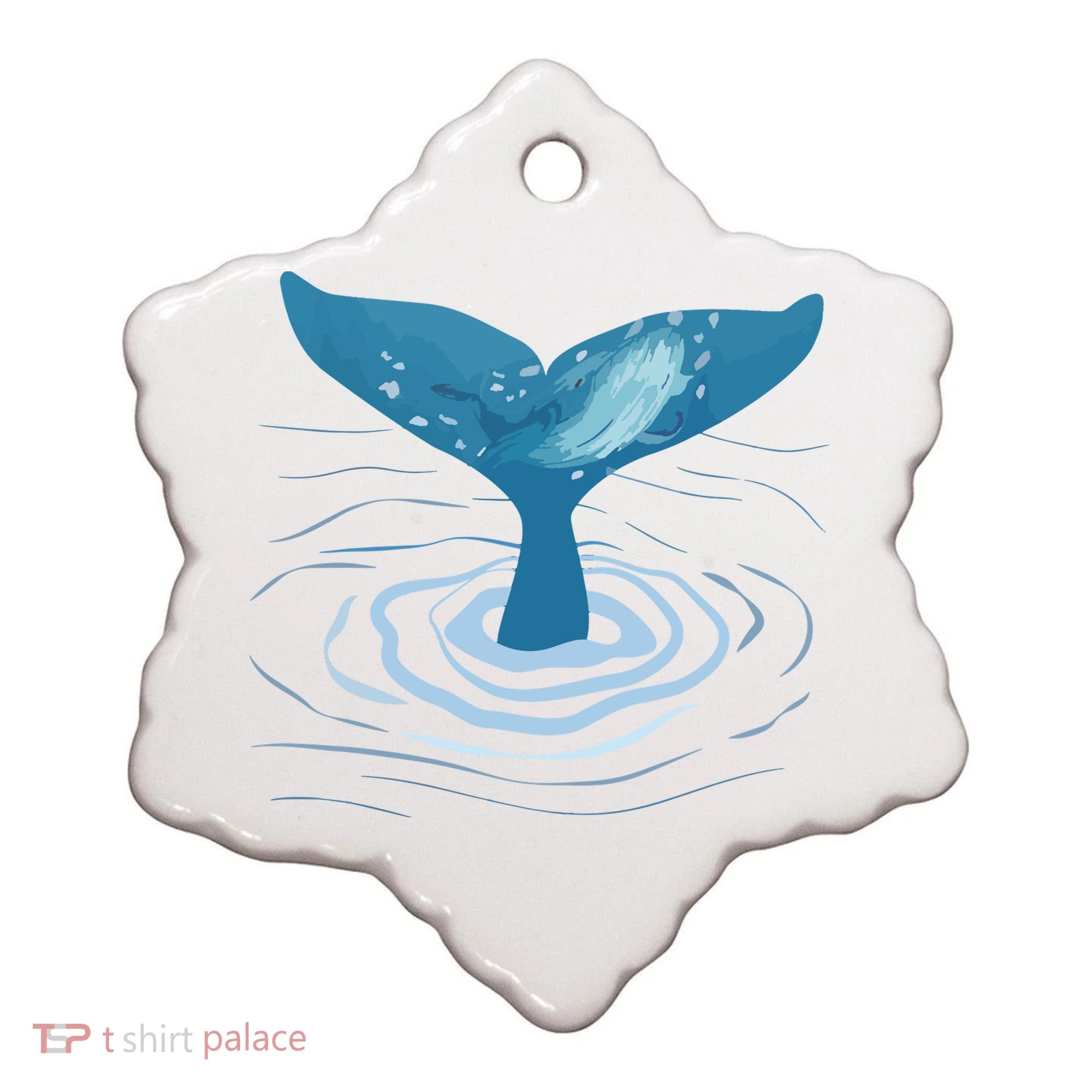 Whale Tail Whale Lover Whales Marine Biologist Wildlife Ceramic Ornament