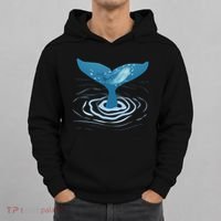 Whale Tail Whale Lover Whales Marine Biologist Wildlife Hoodie thumb 0
