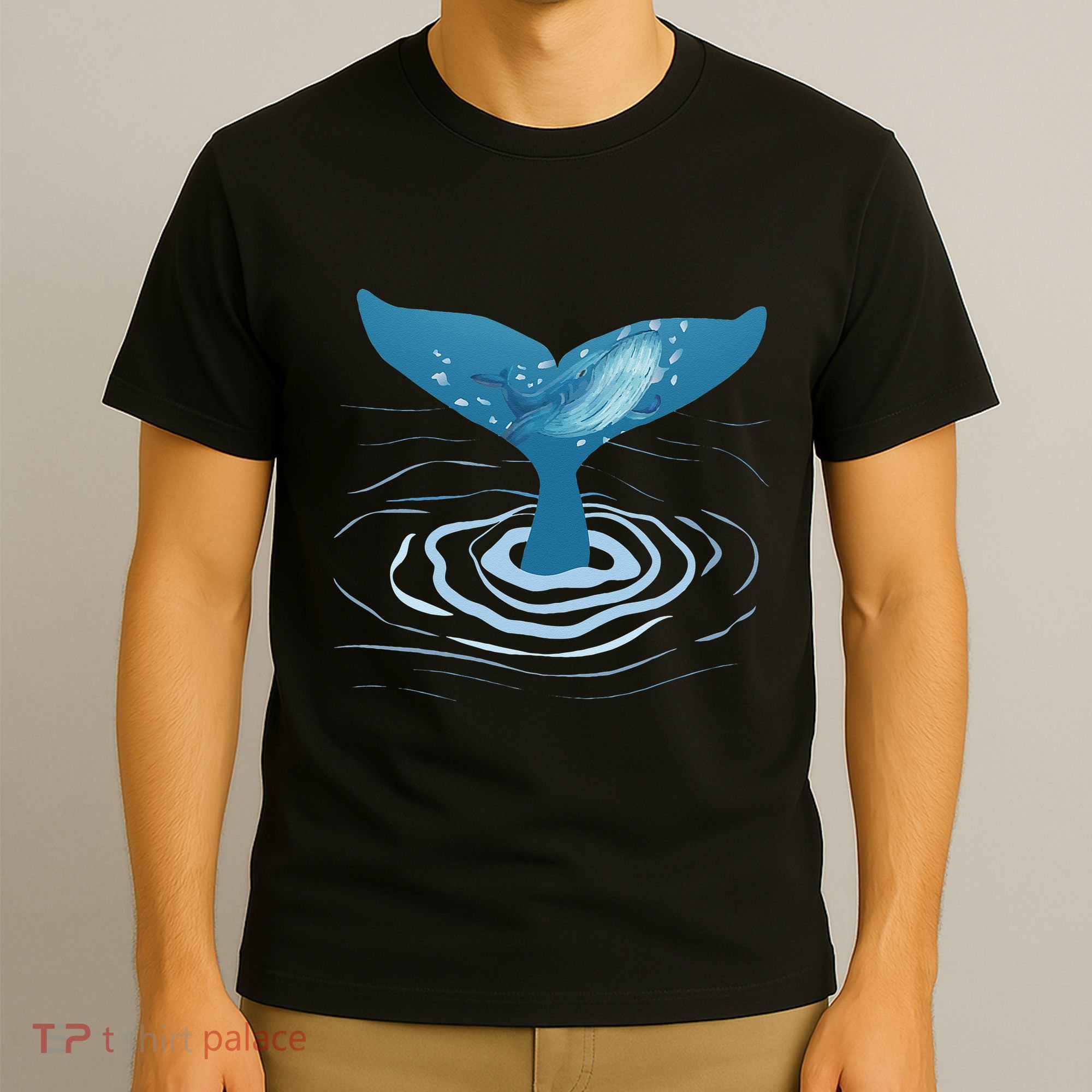 Whale Tail Whale Lover Whales Marine Biologist Wildlife T-Shirt