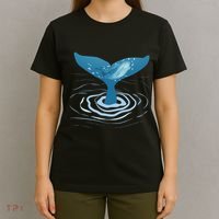 Whale Tail Whale Lover Whales Marine Biologist Wildlife T-Shirt thumb 4