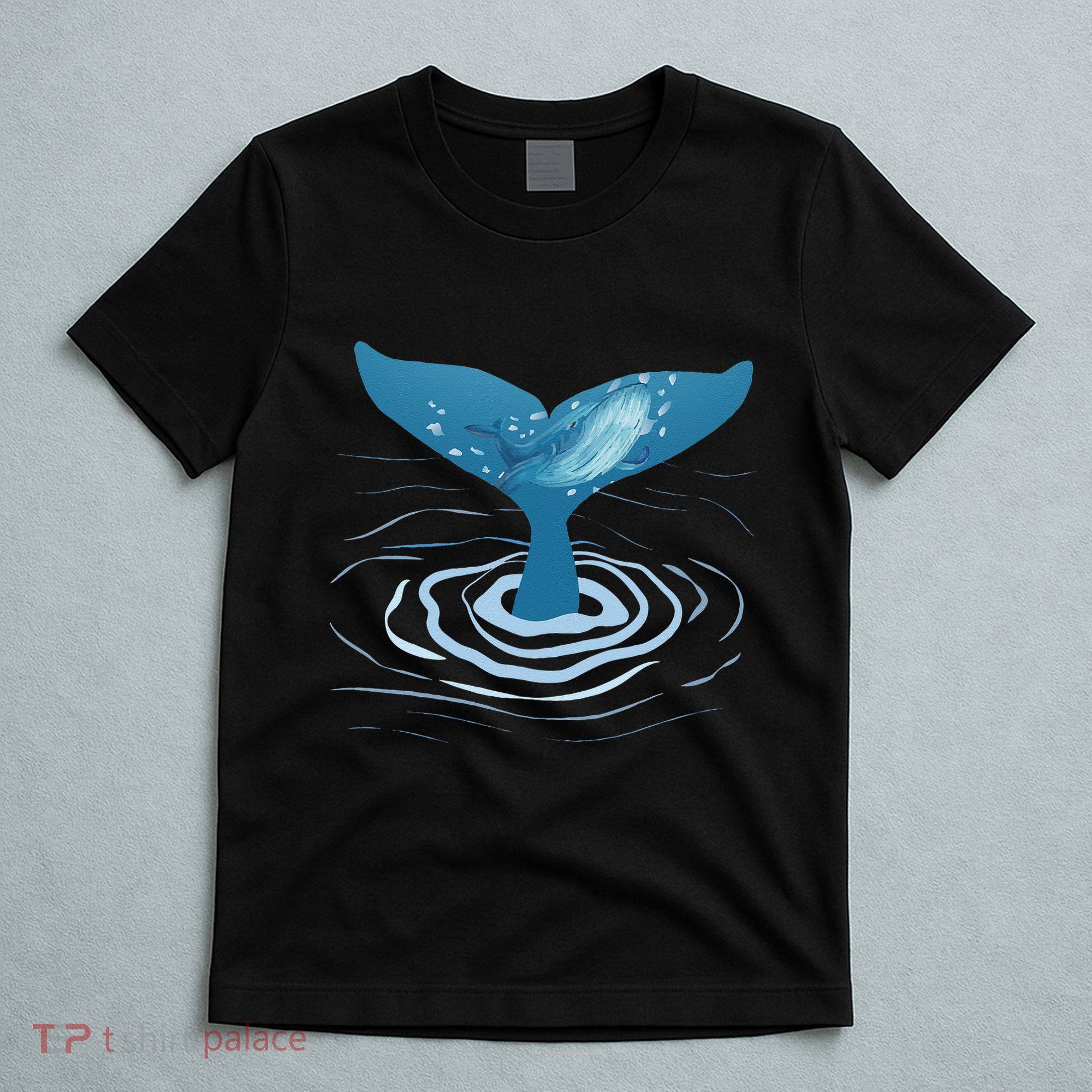 Whale Tail Whale Lover Whales Marine Biologist Wildlife T-Shirt