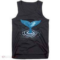 Whale Tail Whale Lover Whales Marine Biologist Wildlife Tank Top thumb 0