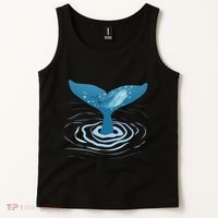 Whale Tail Whale Lover Whales Marine Biologist Wildlife Tank Top thumb 2