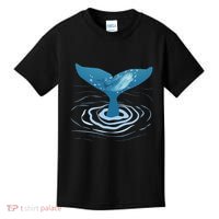 Whale Tail Whale Lover Whales Marine Biologist Wildlife Kids T-Shirt thumb 0