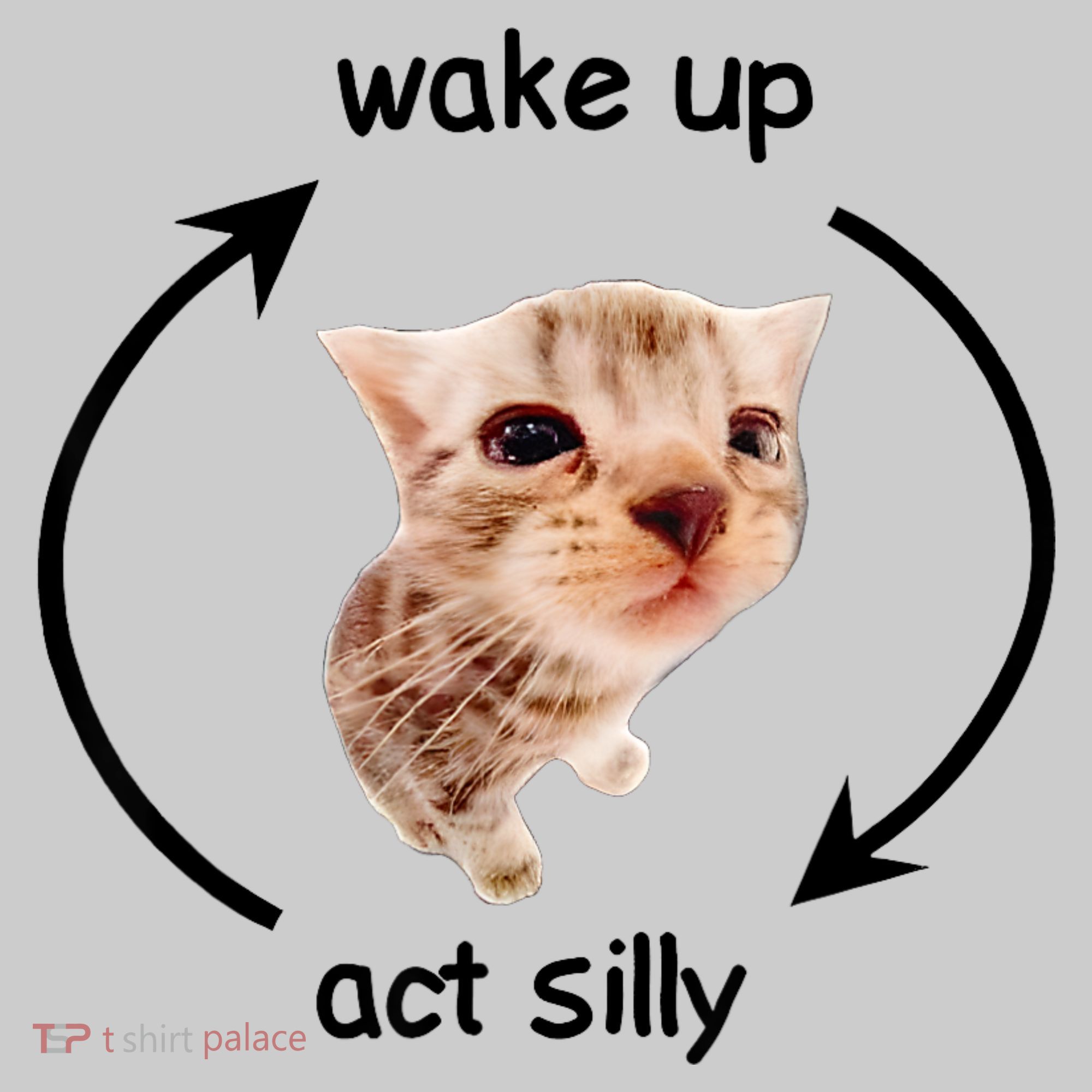 Wake Up Act Silly Cat Bucket Hat