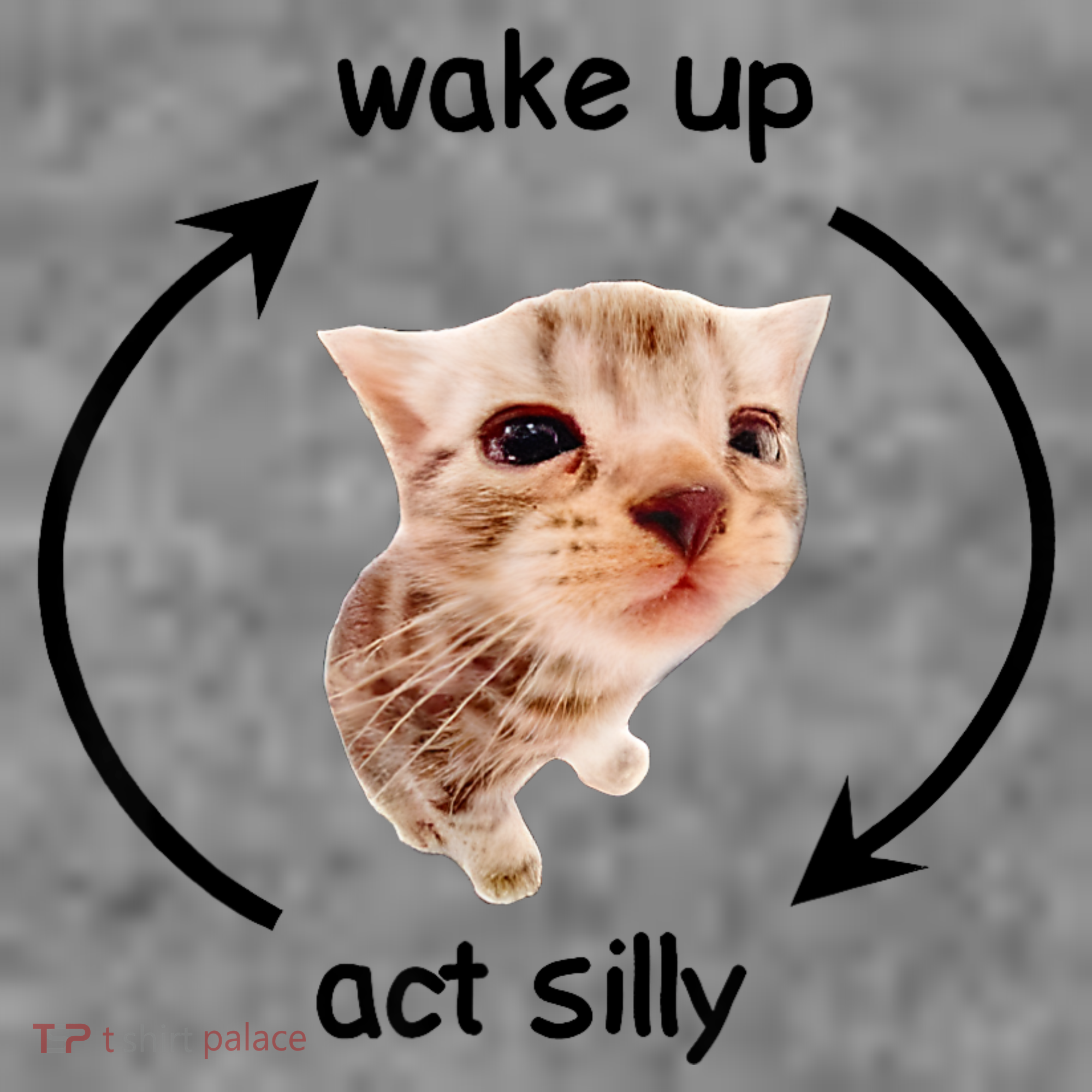 Wake Up Act Silly Cat Toddler Hoodie