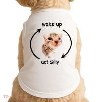Wake Up Act Silly Cat Doggie Tank thumb 0