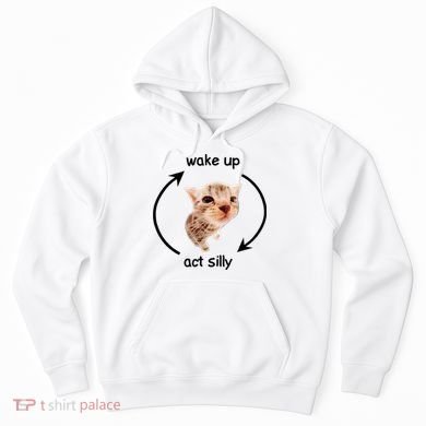 Wake Up Act Silly Cat Hoodie