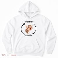 Wake Up Act Silly Cat Hoodie thumb 0