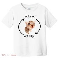 Wake Up Act Silly Cat Toddler T-Shirt thumb 0