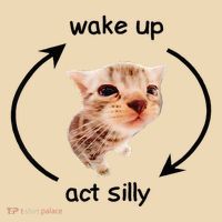 Wake Up Act Silly Cat Wake Up Act Silly Cat Tote Bag thumb 4