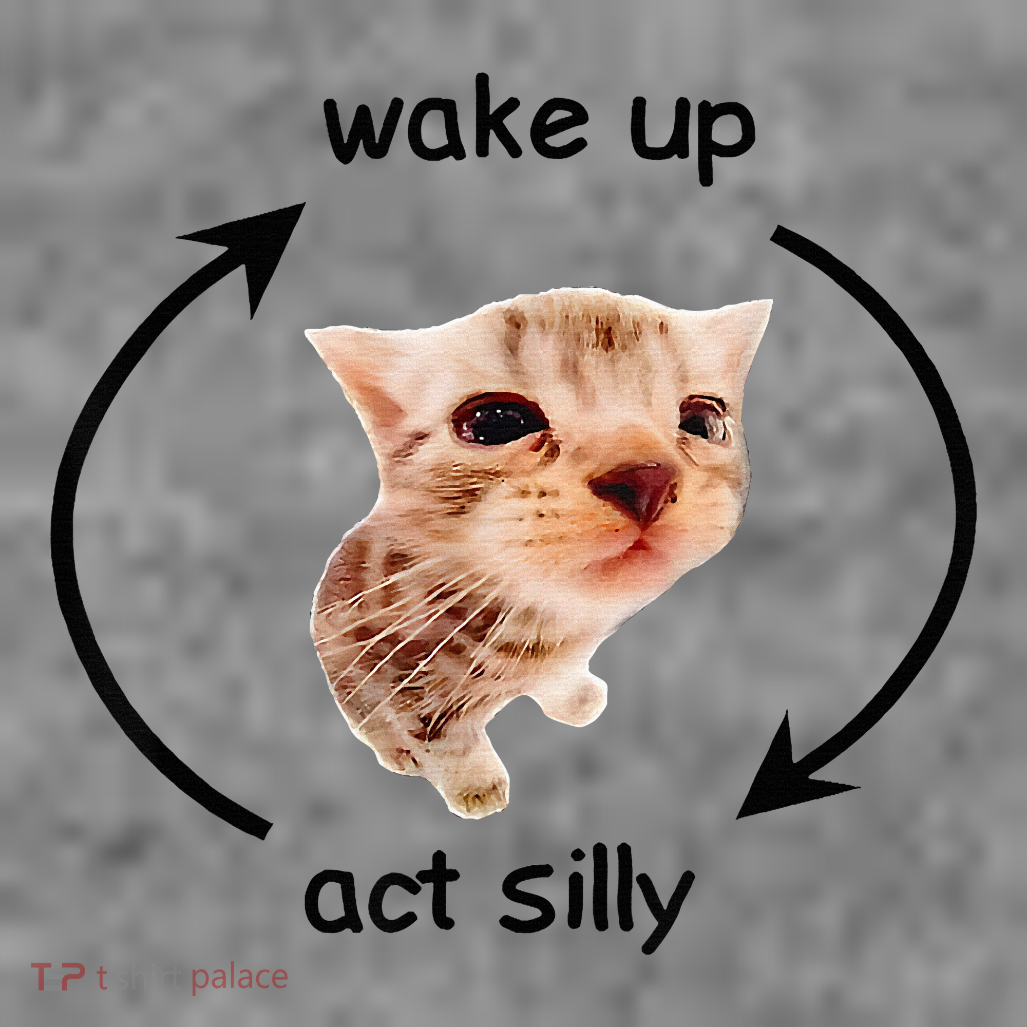 Wake Up Act Silly Cat Wake Up Act Silly Cat Toddler Hoodie