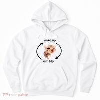 Wake Up Act Silly Cat Wake Up Act Silly Cat Hoodie thumb 0