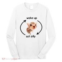 Wake Up Act Silly Cat Wake Up Act Silly Cat Long Sleeve Shirt thumb 0