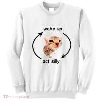 Wake Up Act Silly Cat Wake Up Act Silly Cat Sweatshirt thumb 0