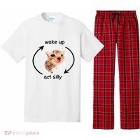 Wake Up Act Silly Cat Wake Up Act Silly Cat Pajama Set thumb 0