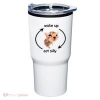 Wake Up Act Silly Cat Wake Up Act Silly Cat Tumbler thumb 0