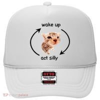 Wake Up Act Silly Cat Wake Up Act Silly Cat Hat thumb 0