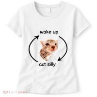 Wake Up Act Silly Cat Wake Up Act Silly Cat Women's T-Shirt thumb 0