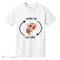 Wake Up Act Silly Cat Wake Up Act Silly Cat Kids T-Shirt thumb 0