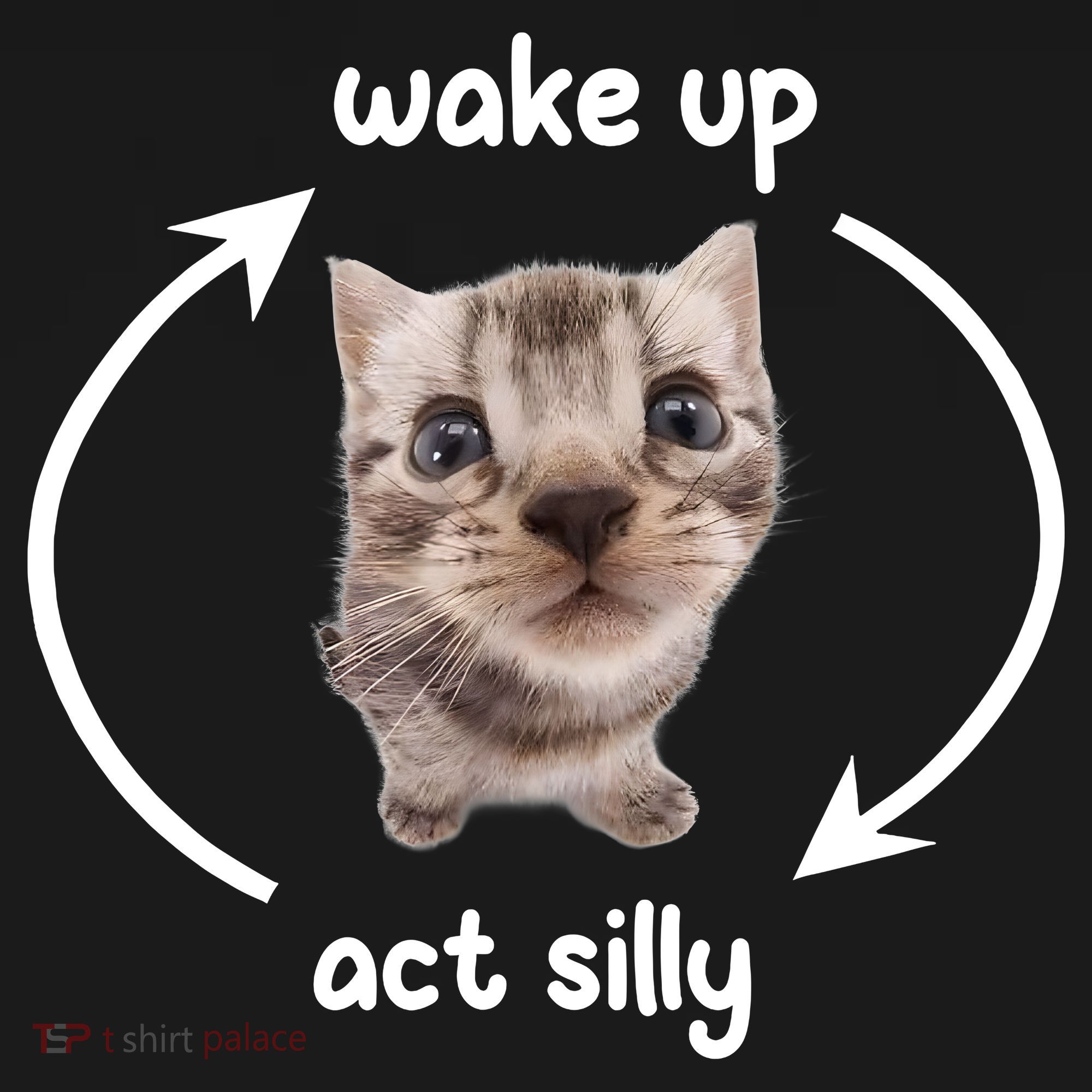 Wake Up Act Silly Cat Wake Up Act Silly Cat Women Mousepad
