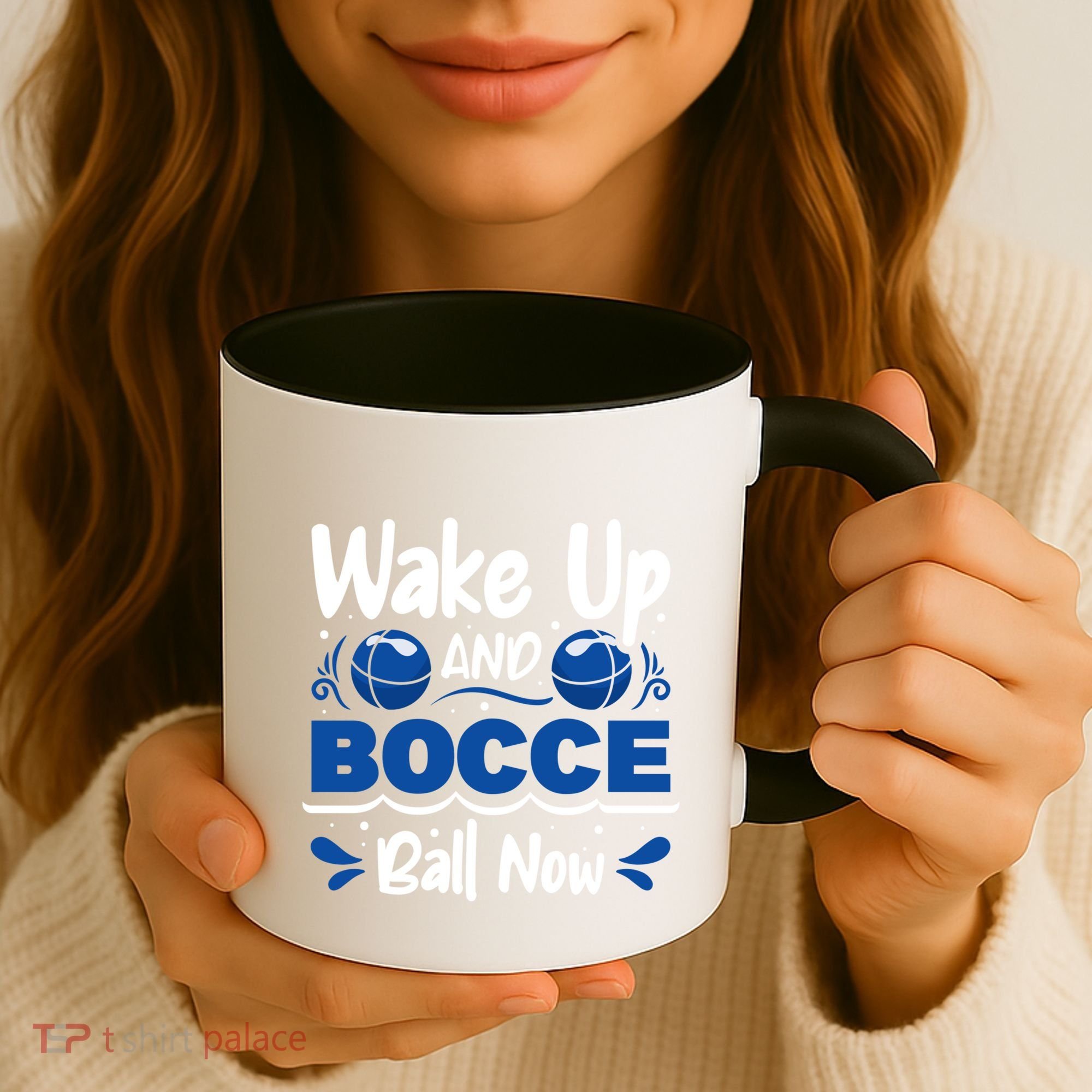 Wake Up And Bocce Ball Now Bocce Ball Great Gift Coffee Mug